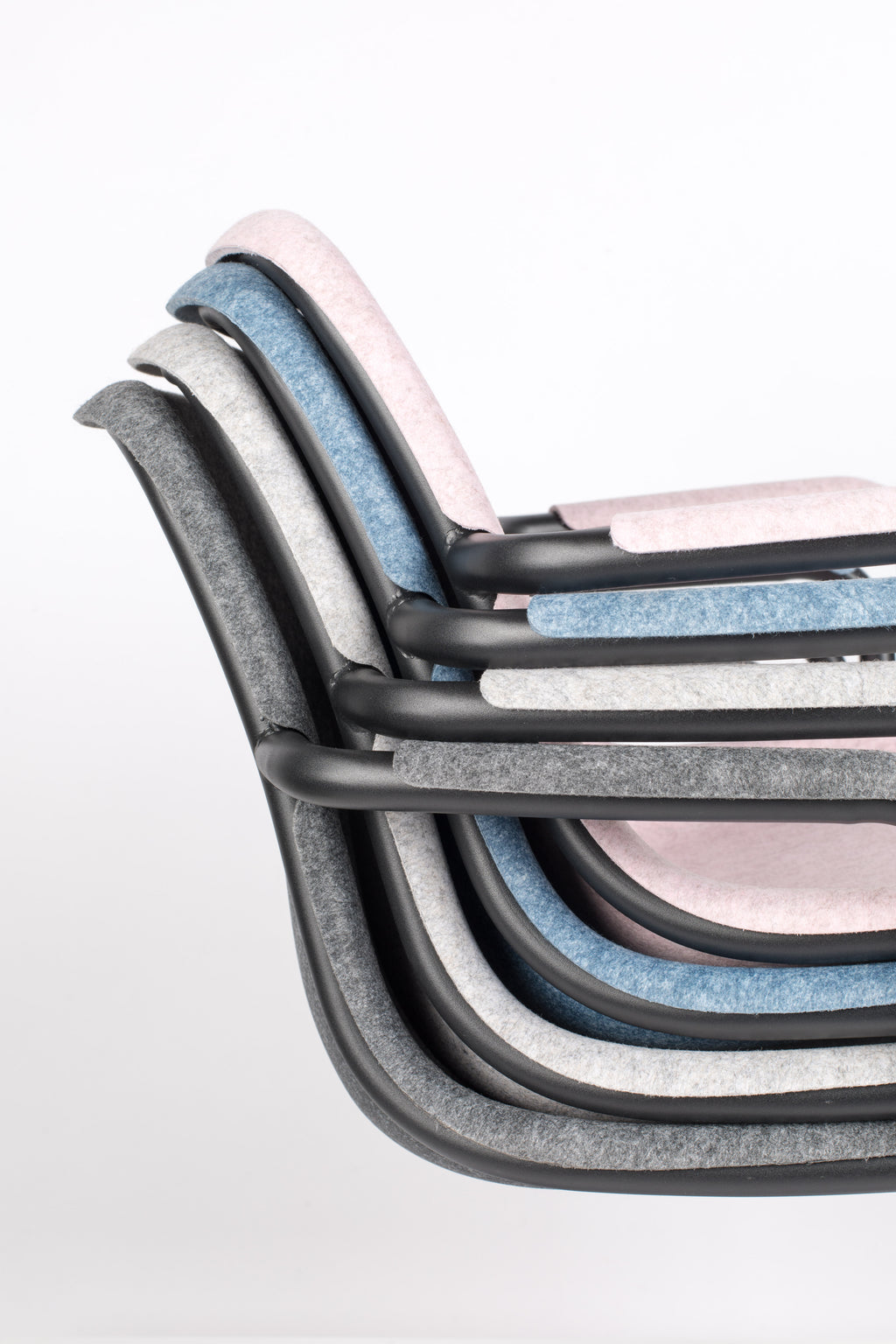Thirsty - Fauteuil De Salle À Manger - Plastique recyclé - Rose Pâle