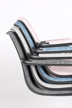 Thirsty - Fauteuil De Salle À Manger - Plastique recyclé - Rose Pâle