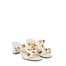 Sandales - Valentino Garavani Roman Stud Leather - Cream