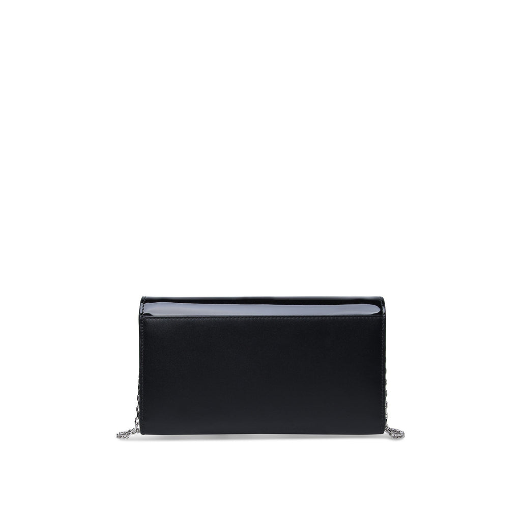 Maison Margiela - Cartera de piel con cadena con cuatro puntadas - Mujeres - Negro