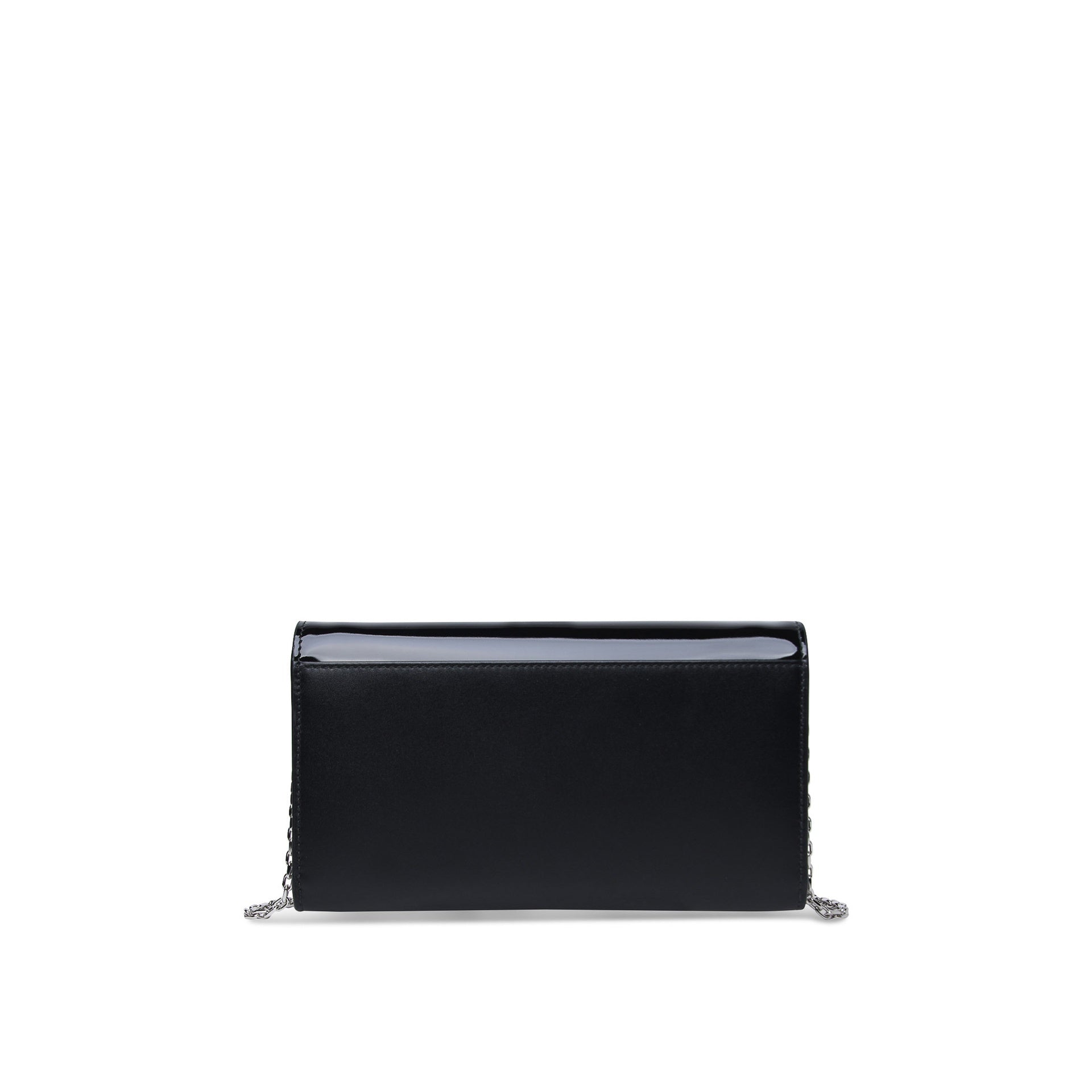 Maison Margiela - Cartera de piel con cadena con cuatro puntadas - Mujeres - Negro