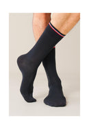 Chaussettes Mi-Hautes Anthracite En Fil D'Écosse - Nessy Anthracite