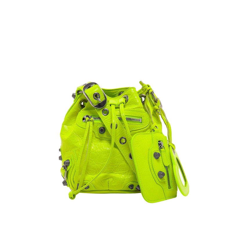 Balenciaga Cagole Bucket Bag - Yellow - Woman
