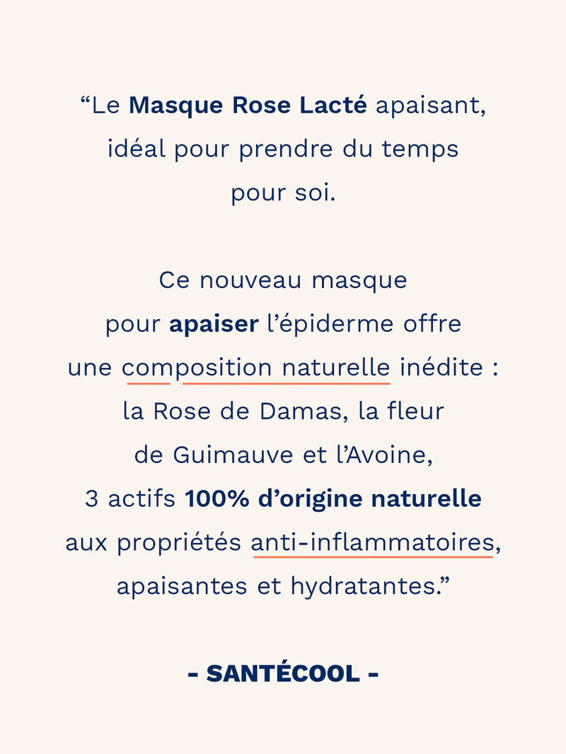Reassurance the canopy milky rose mask