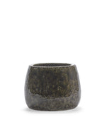 Glazed Shades - Pot De Fleurs 01 - M - Grès - Vert Foncé