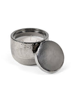 Candles Smoked Jasmine - Bougie D'ambiance - M - Cire De Soja Et Paraffine - Argent
