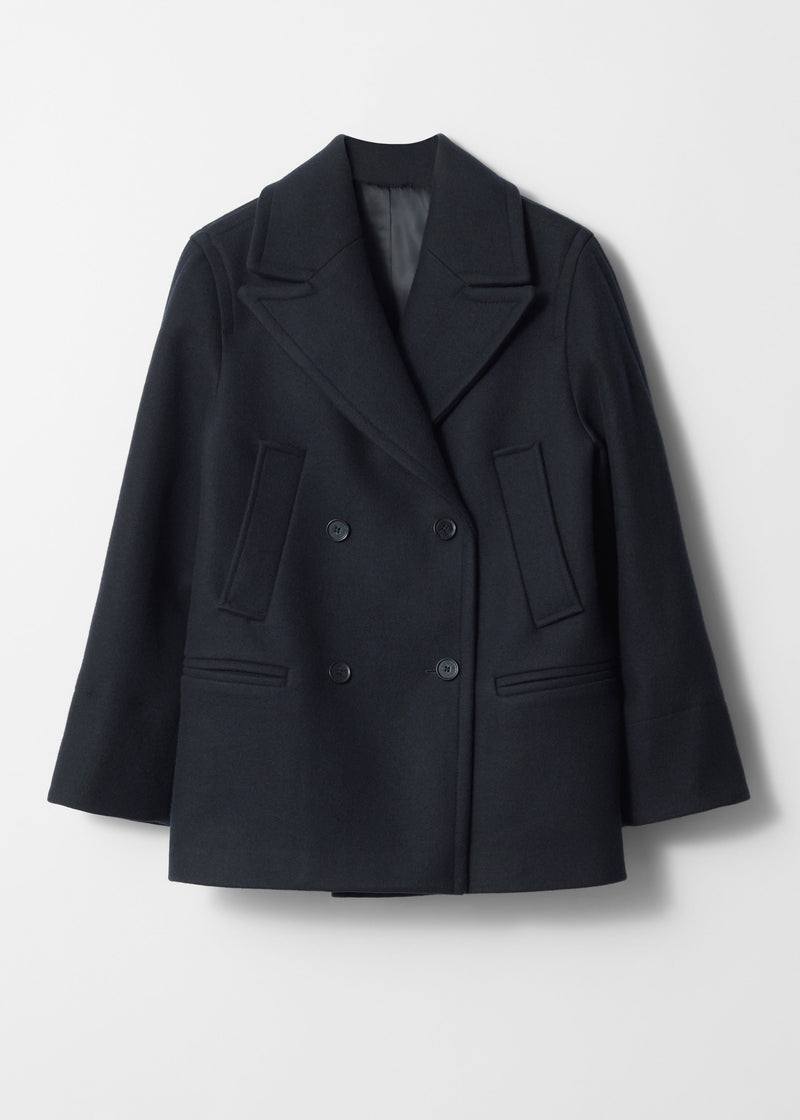 Jacket Es Willow Peacoat - Blue - Women