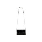 Maison Margiela - Cartera de piel con cadena con cuatro puntadas - Mujeres - Negro