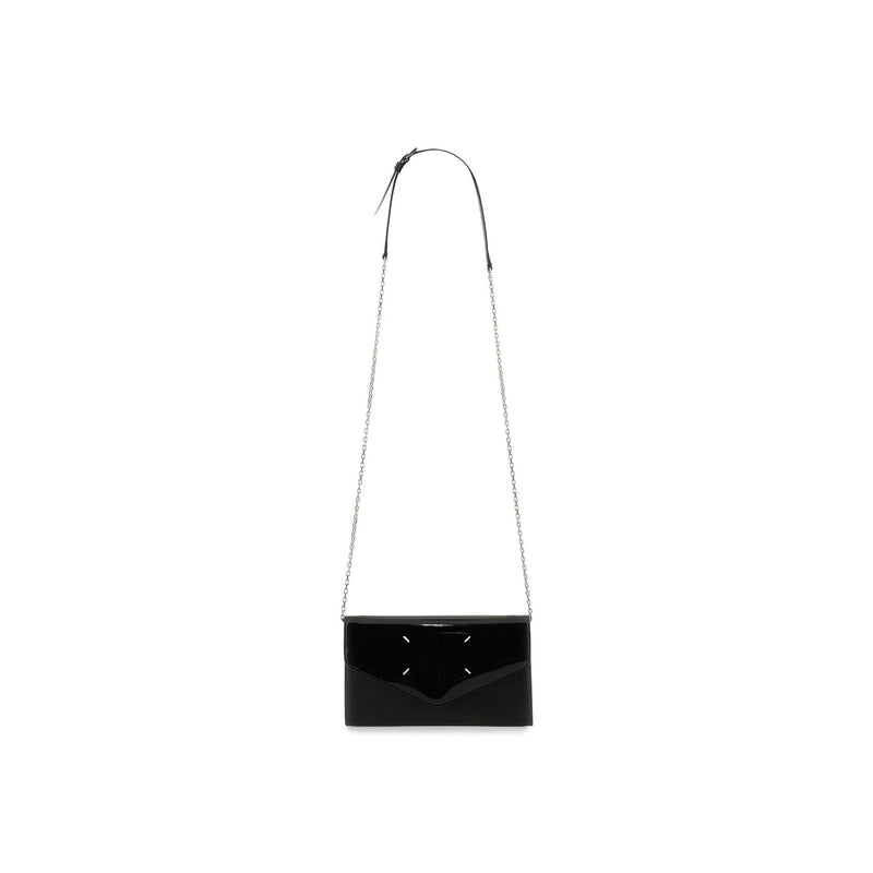 Portefeuille Maison Margiela Four Stiches Leather Chain - Femme - Black