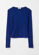 Top Es Issy Merino Top - Blue - Women