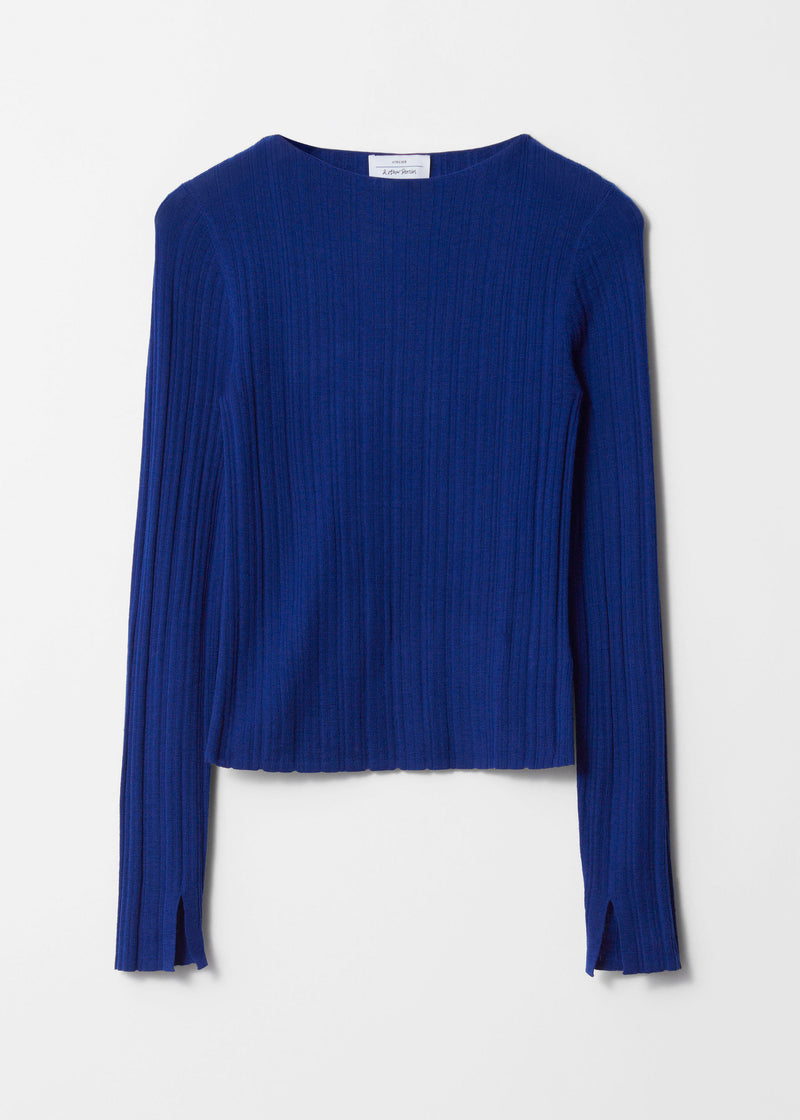 Top Es Issy Merino Top - Blue - Women