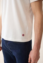 T-Shirt À Manches Courtes Formidable En Coton - Blanc