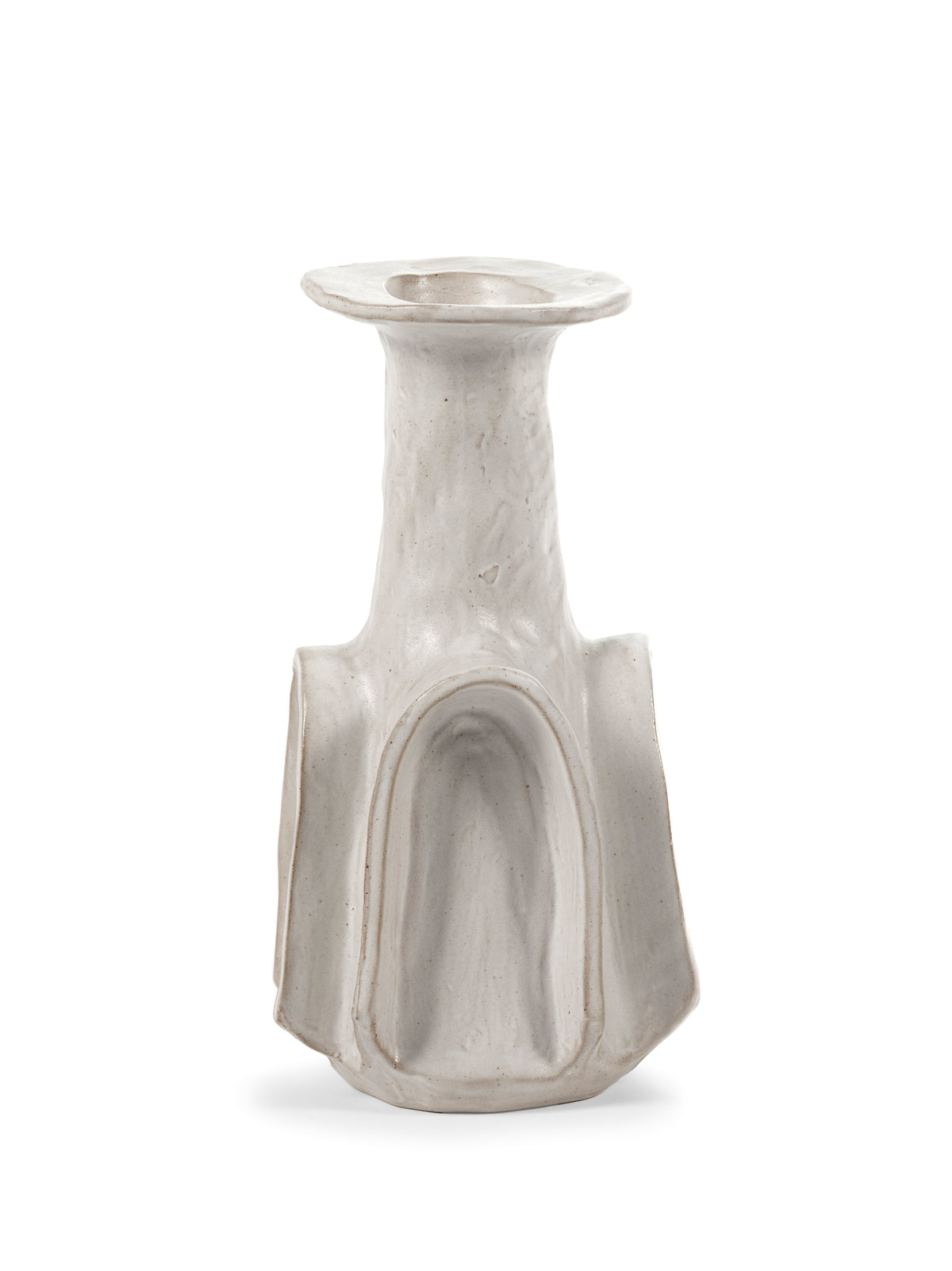 Marie Billy - Vase 02 - S - Grès - Blanc