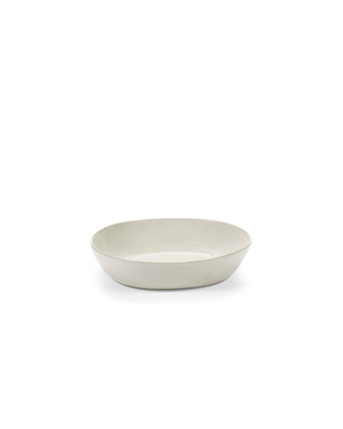 Out Of Lines - Lot De 2 Assiettes Creuses - S - Grès - Blanc Cassé