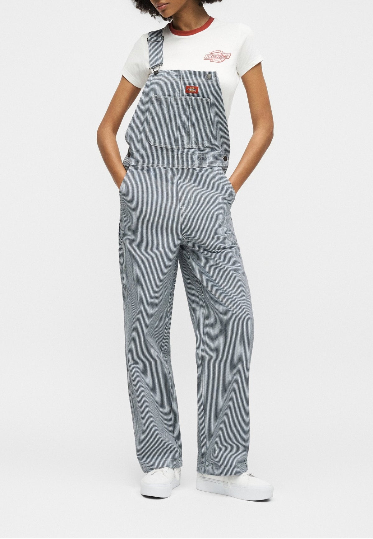 Salopette in denim Hickory - Indaco rétro - Donna