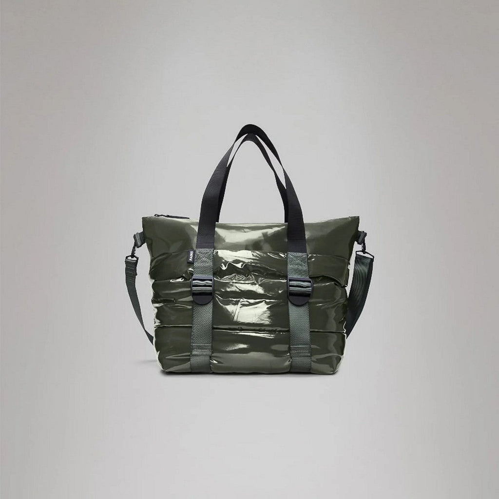 Bolso Puffer Mix Tote Mini W3 Swamp - Unisex