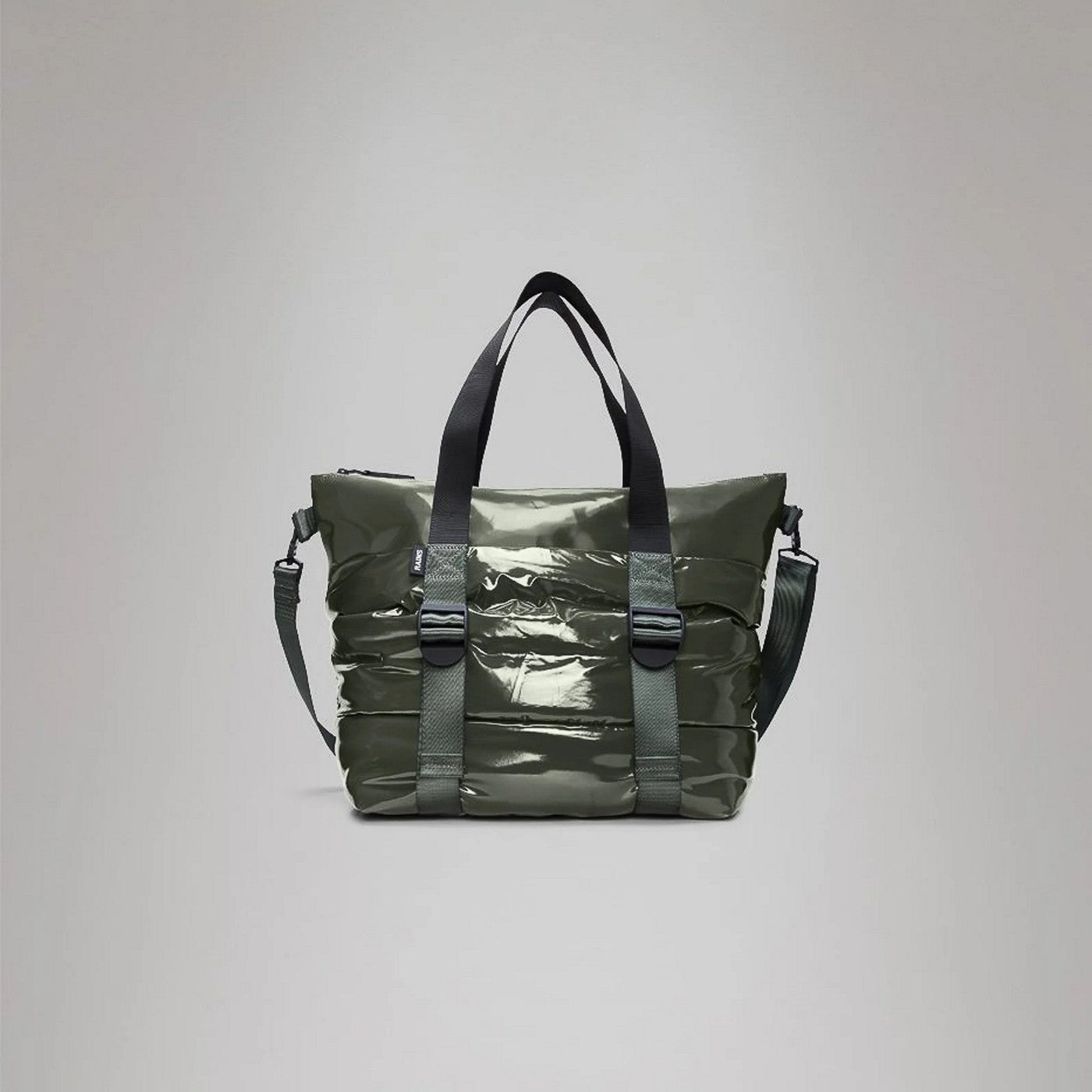 Bolso Puffer Mix Tote Mini W3 Swamp - Unisex