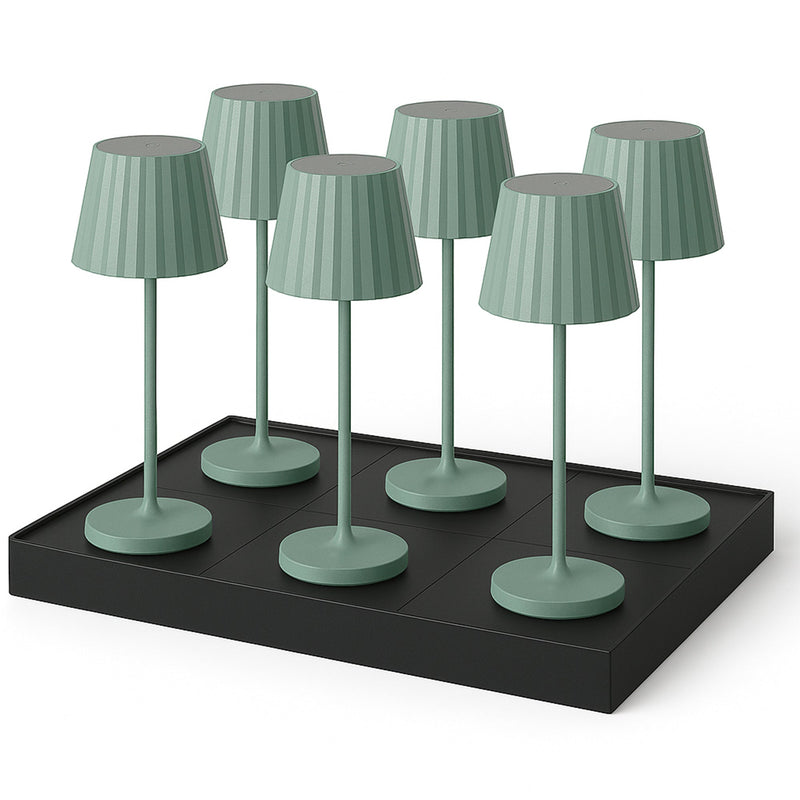 Lámpara de mesa inalámbrica - 6X Abby Olive