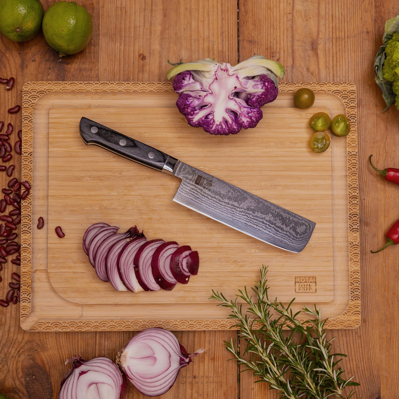 Hashi Damas Collection - Complete Deluxe Set 10 pieces: 5 knives + 5 accessories
