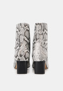 Bottines À Talons - Cuir Python - Alice