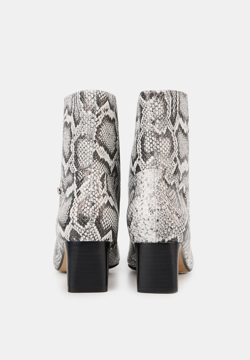 Bottines À Talons - Cuir Python - Alice