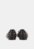 Ballerines - Cuir Noir Diamonds - Carmen