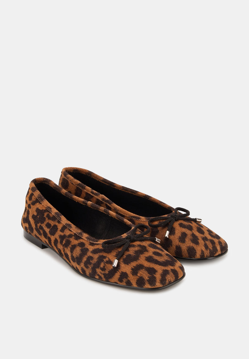 Ballerines - Cuir Leopard - Carmen