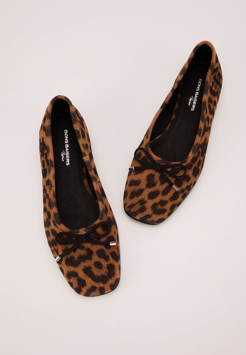Ballerines - Cuir Leopard - Carmen