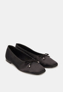 Ballerines - Satin Noir - Carmen