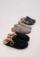 Mules - Cuir Suede Noir - Dakota