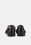 Ballerines - Resille Et Cuir Noir - Elisa