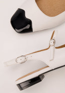 Slingbacks - Cuir Lisse Blanc - Héloïse