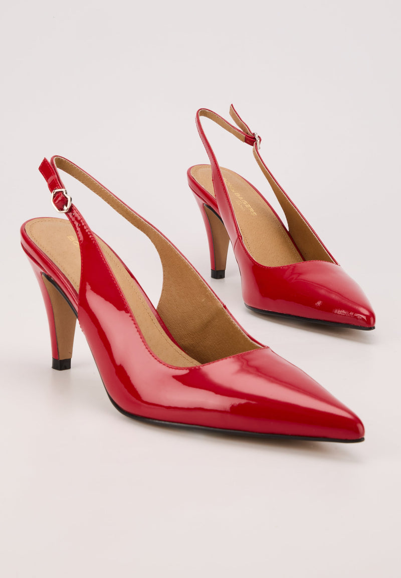 Escarpins Ouverts - Cuir Ruby - Tina