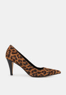 Escarpins -Cuir Leopard - Tyra