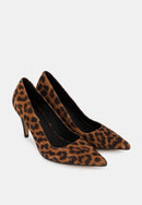 Escarpins -Cuir Leopard - Tyra