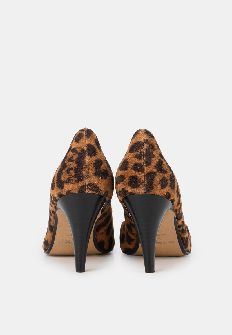 Escarpins -Cuir Leopard - Tyra
