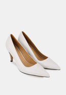 Escarpins - Cuir Lisse Blanc - Tyra