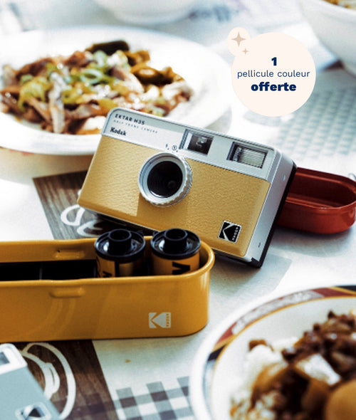 Appareil Argentique - EKTAR H35 - Sable - 1 Pellicule Couleur Offerte - Kodak