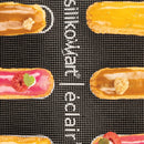 Air Mat Eclair & Choux - Tapis En Silicone Micro-Perforé Et Fibre En Verre - Noir Et Rouge
