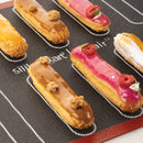 Air Mat Eclair & Choux - Tapis En Silicone Micro-Perforé Et Fibre En Verre - Noir Et Rouge