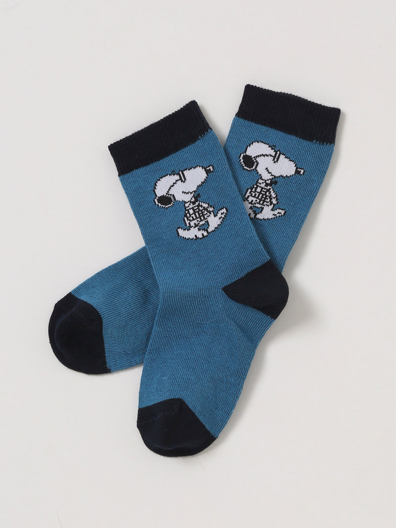 Cyrillus - Chaussettes Snoopy - Bleu Moyen Grise - Bébé