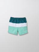 Cyrillus - Short De Bain - Vert Moyen Multicolore 3 - Bébé