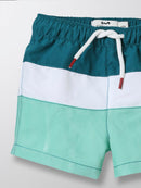 Short De Bain - Vert Moyen Multicolore 3 - Bébé