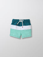 Short De Bain - Vert Moyen Multicolore 3 - Bébé