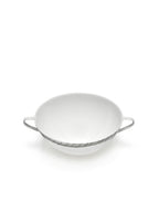 Midnight Flowers - Lot De 2 Consommés - Porcelaine Bone China - Fiore Rosa