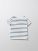 Mc Striped Tshirt - Medium Blue Striped - Baby