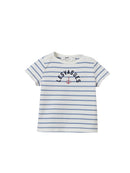 Mc Striped Tshirt - Medium Blue Striped - Baby