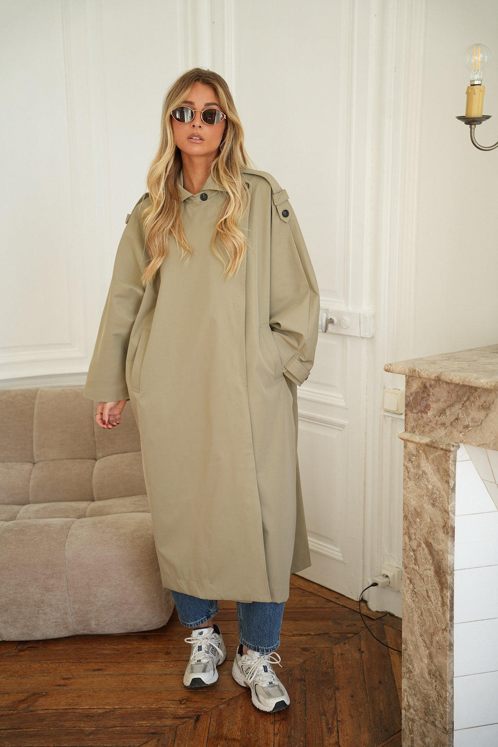 Trench Oversize - Poline Beige