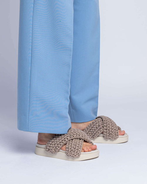 Sandales Woven - Taupe