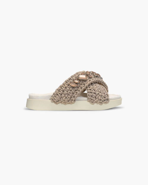 Sandales Woven Stones Platform - Taupe